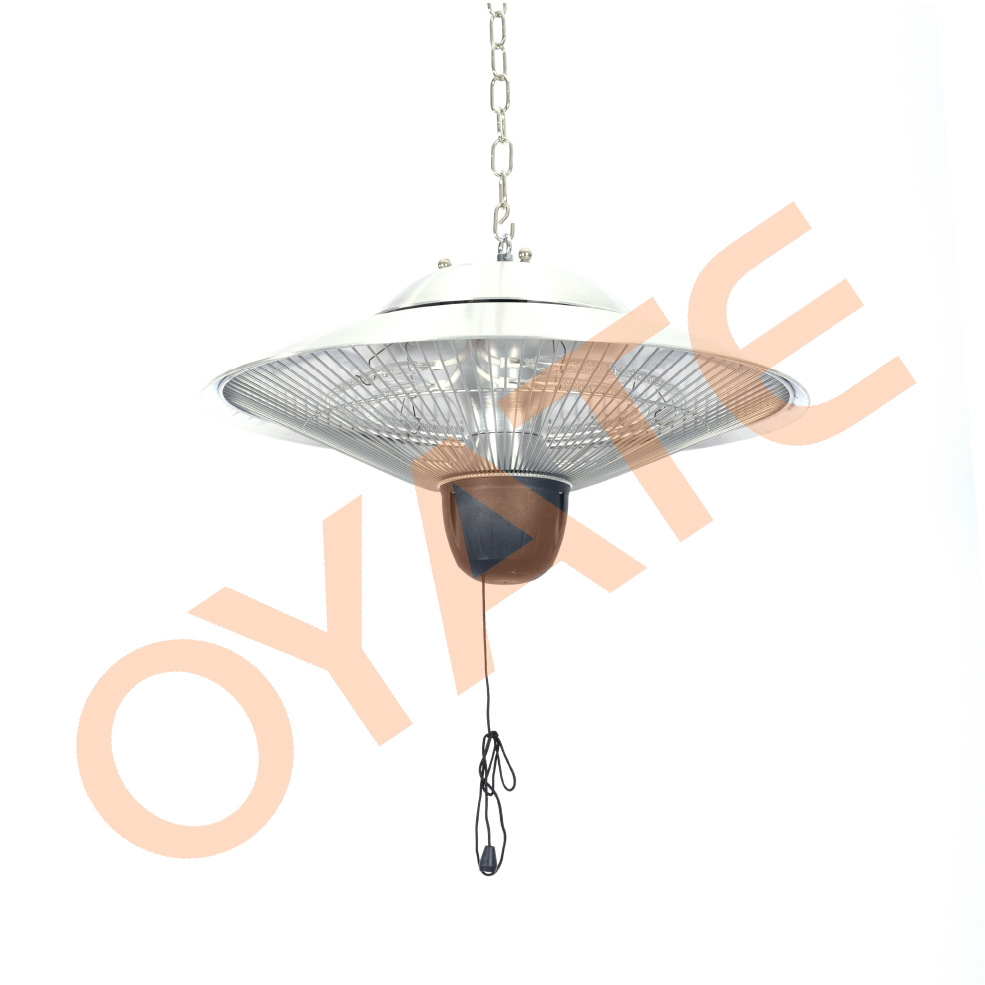 Distance between patio heater and ceiling