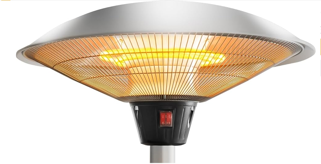 Waterproof table heater IP55