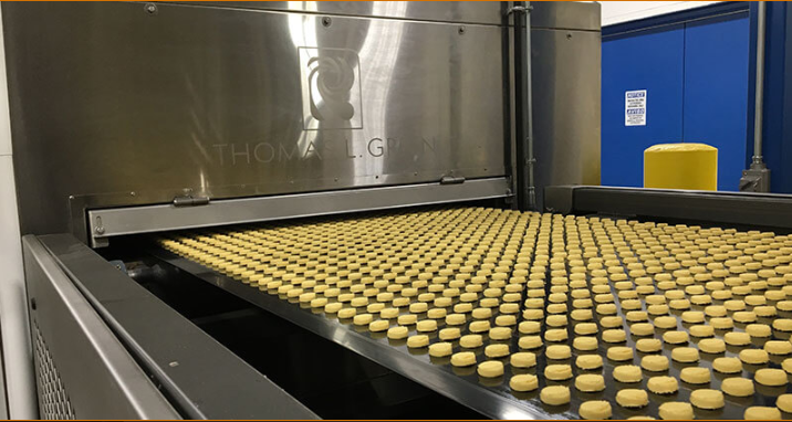circular radiant heater for bakery oven